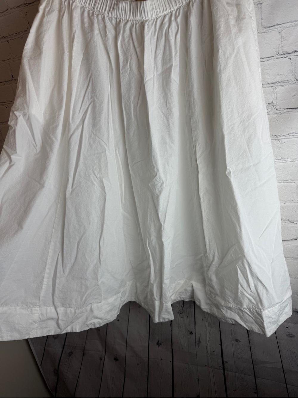 Free People White A-Line Midi Skirt Large - Picture 4 of 7